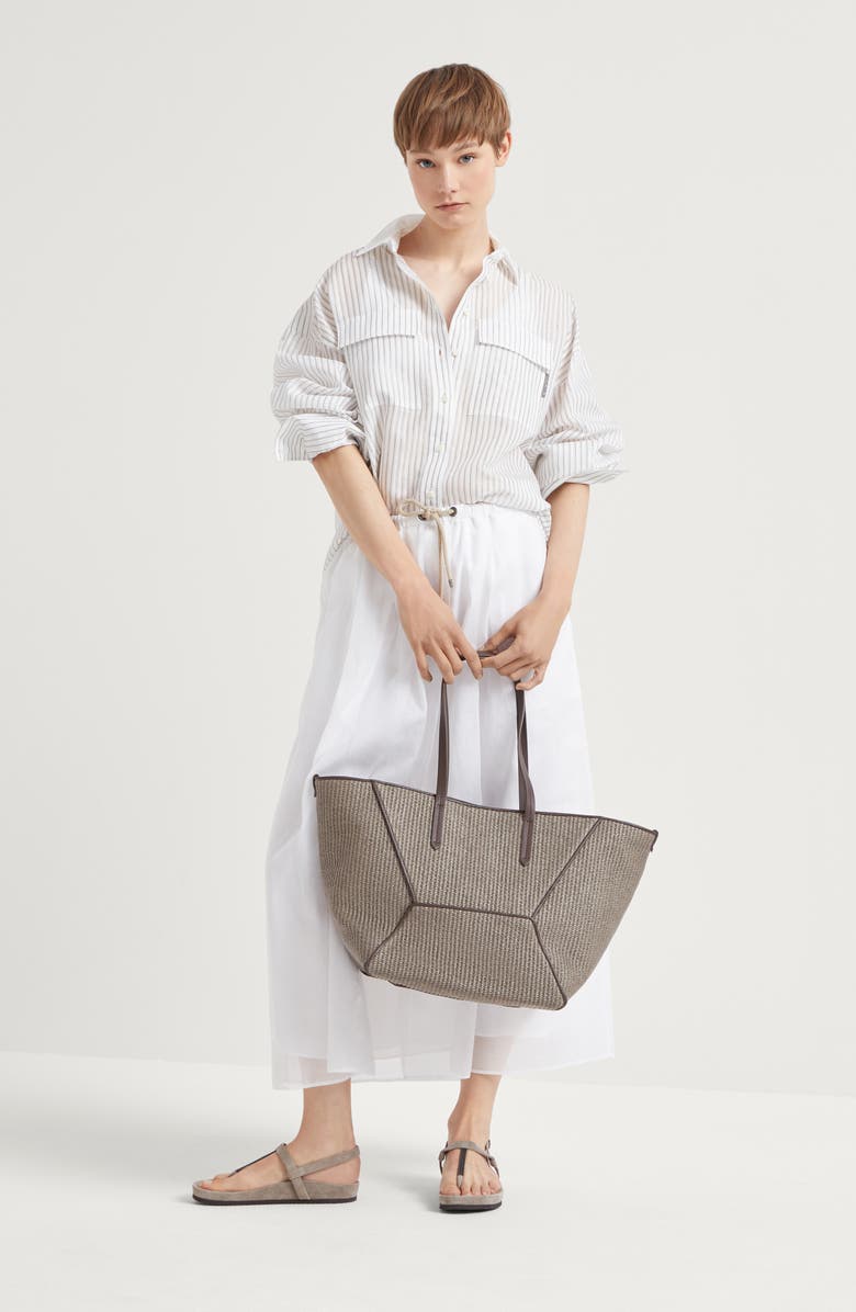 Brunello Cucinelli Organza shirt, Alternate, color,