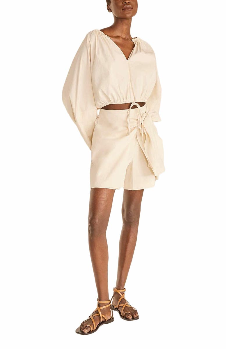 Rebecca Taylor Poplin Skort, Main, color,