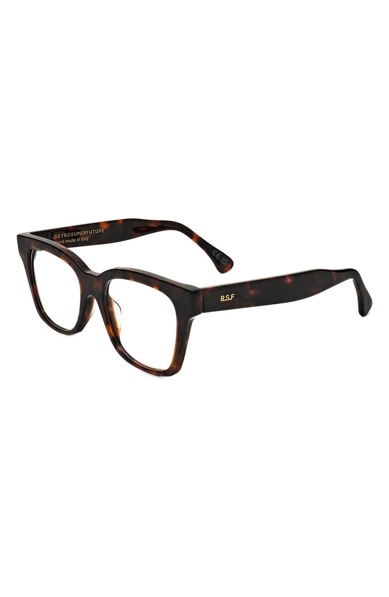 SUPER by RETROSUPERFUTURE<sup>®</sup> 50mm Rectangular Reading Glasses, Alternate, color, Black