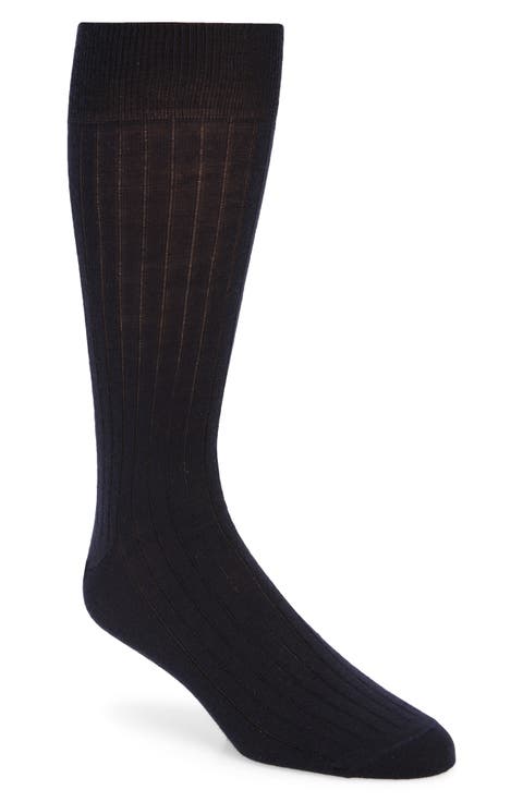 Merino Wool Blend Dress Socks