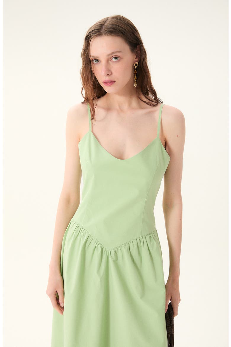 Izaro Sleeveless Maxi Dress, Alternate, color, GREEN