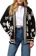 SAACHI Abstract Rose Cardigan