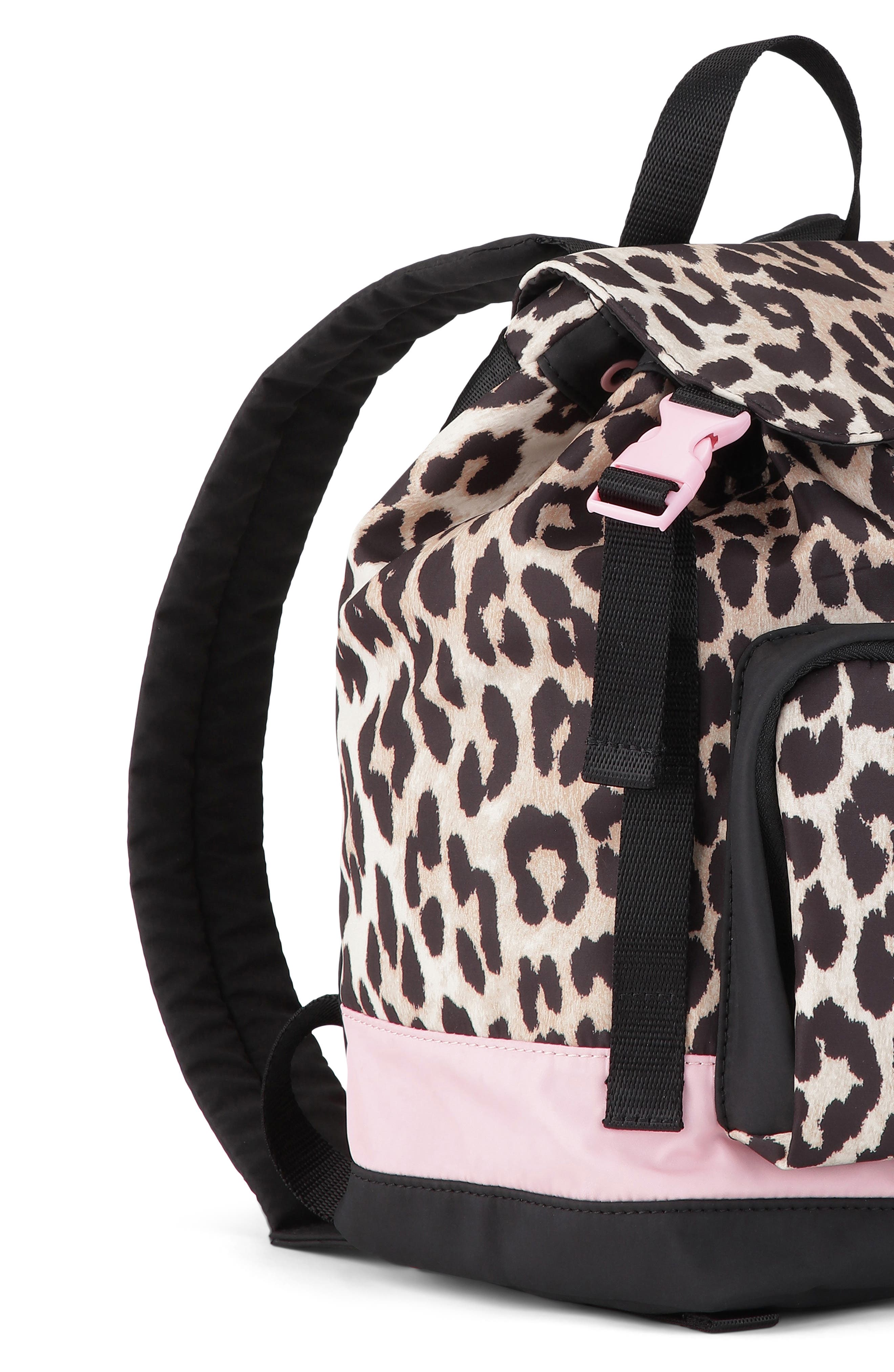 Ganni Small Recycled Polyester Tech Backpack, Alternate, color, 