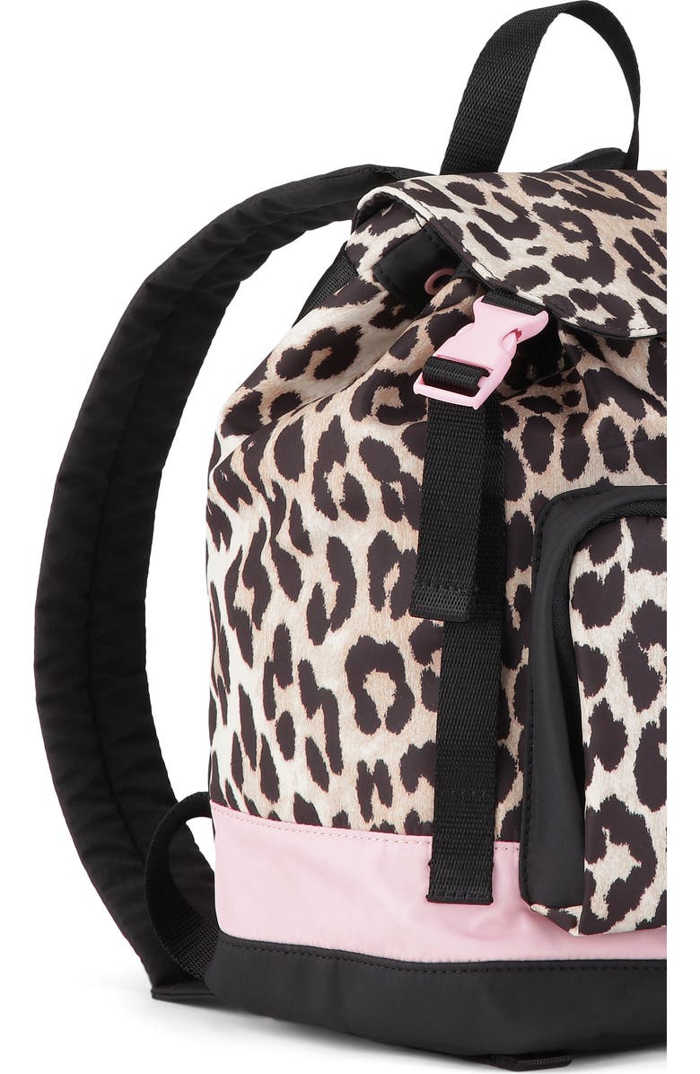 Ganni Small Recycled Polyester Tech Backpack, Alternate, color,