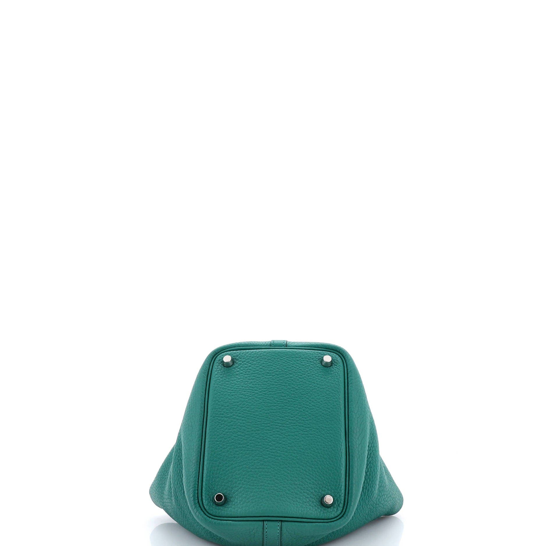 Pre-Owned Hermes Picotin Lock Bag Clemence PM, Alternate, color, Vert Vertigo