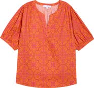 SUGARLIPS Debary Floral Print Top