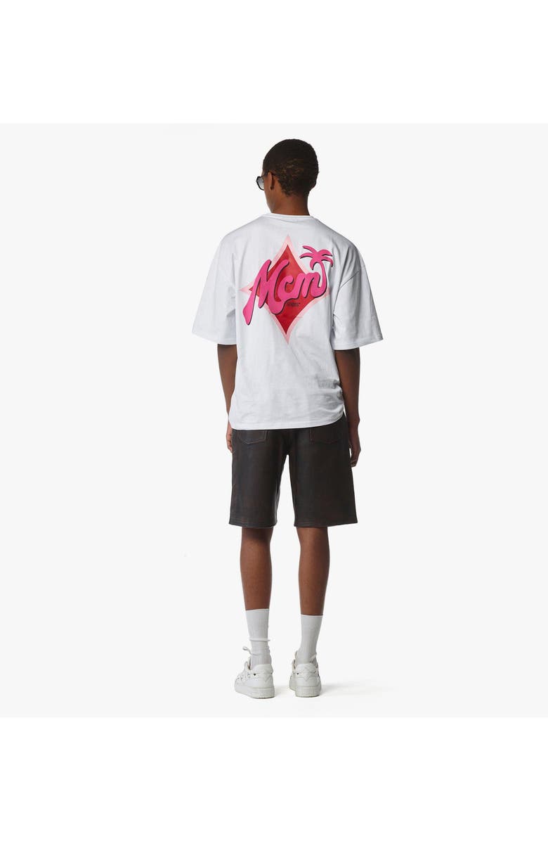 MCM X SNIPES Logo T-Shirt, Alternate, color, White