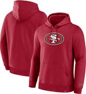 FANATICS Men's Fanatics  Scarlet San Francisco 49ers Legacy Fleece Pullover Hoodie
