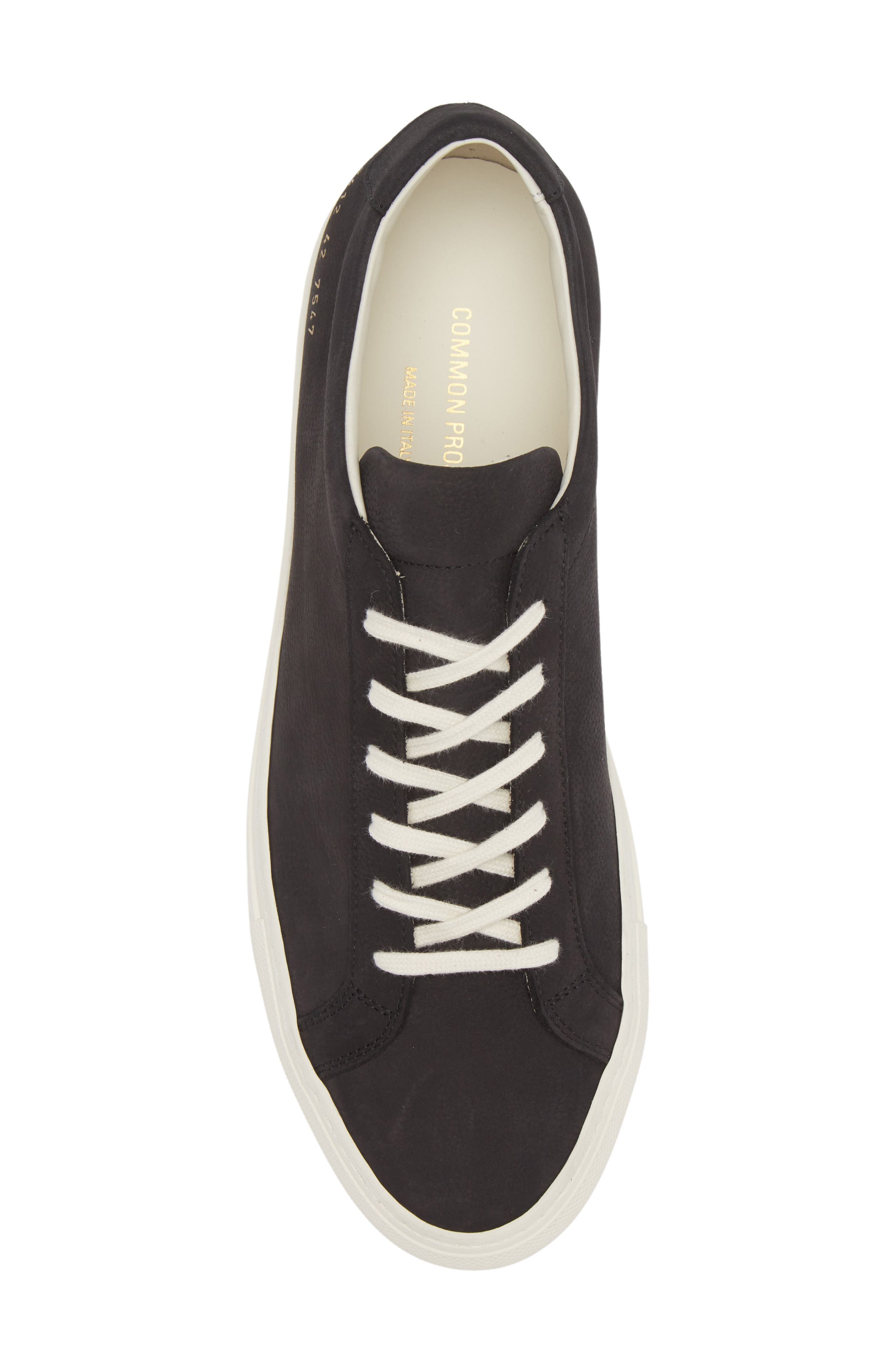 Common Projects Contrast Achilles Sneaker, Alternate, color, 7547 Black