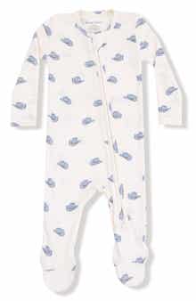 Cowboy Hats Print Rib Footie