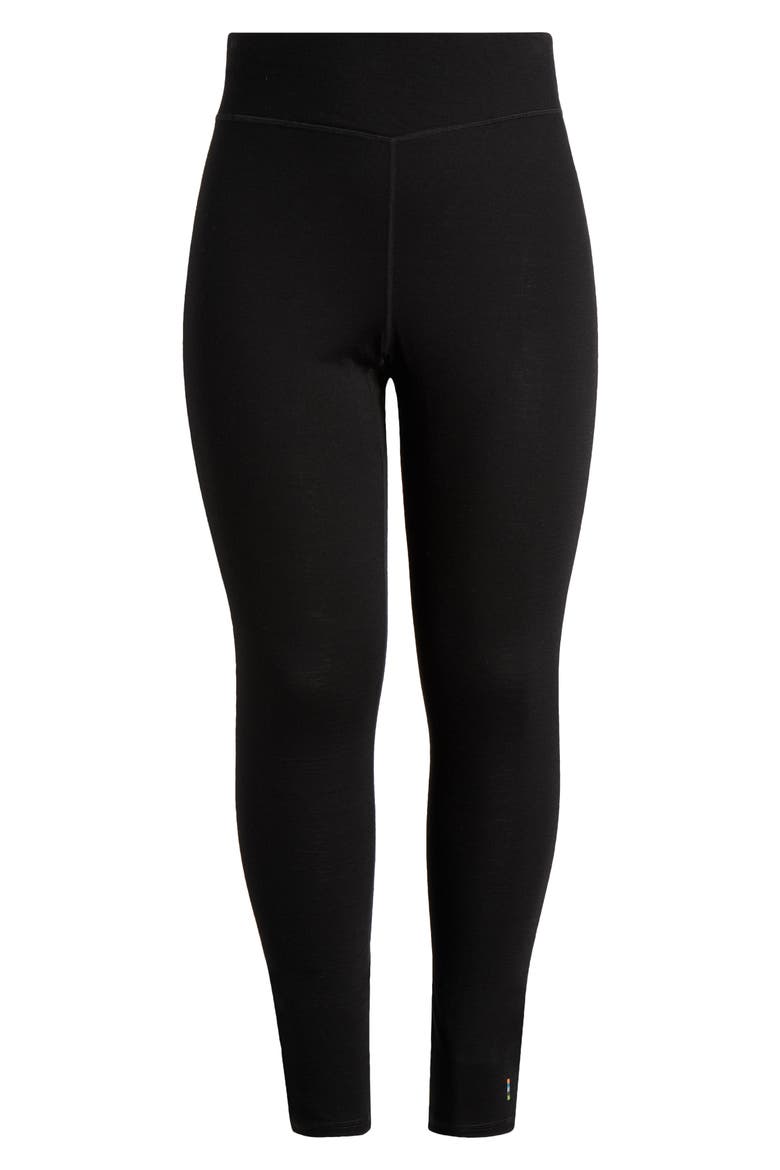 Merino Base Layer Leggings, Alternate, color, BLACK