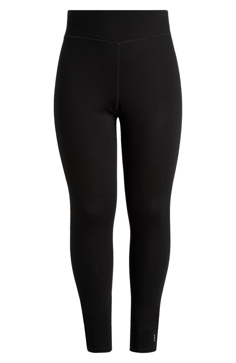 Smartwool Merino Base Layer Leggings, Alternate, color, Black