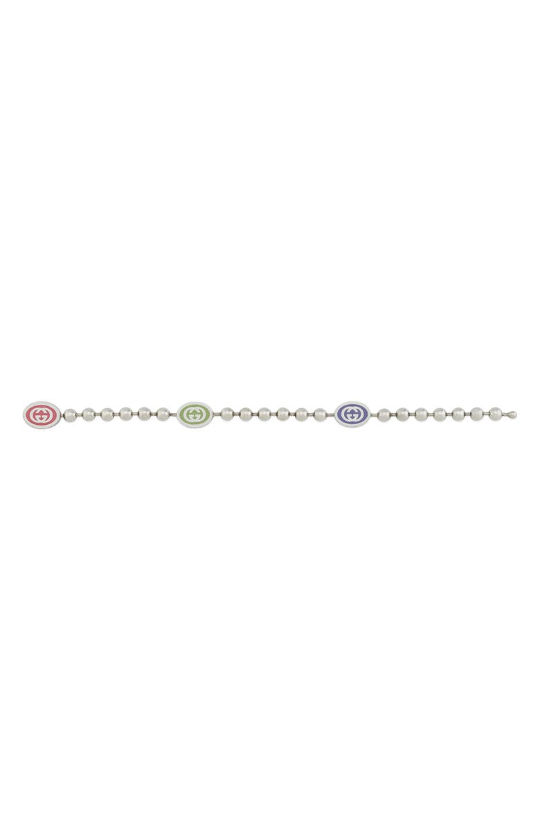 Gucci Interlocking-G Station Boule Bracelet, Alternate, color, 