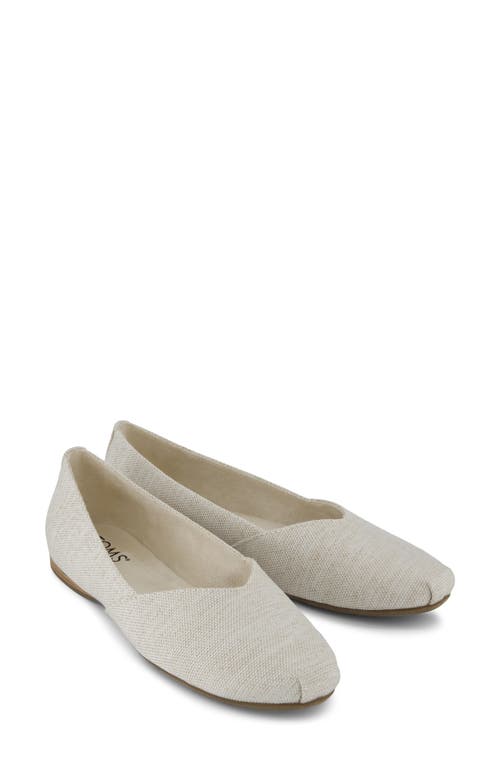 Toms Gemma Ballet Flat In Brown