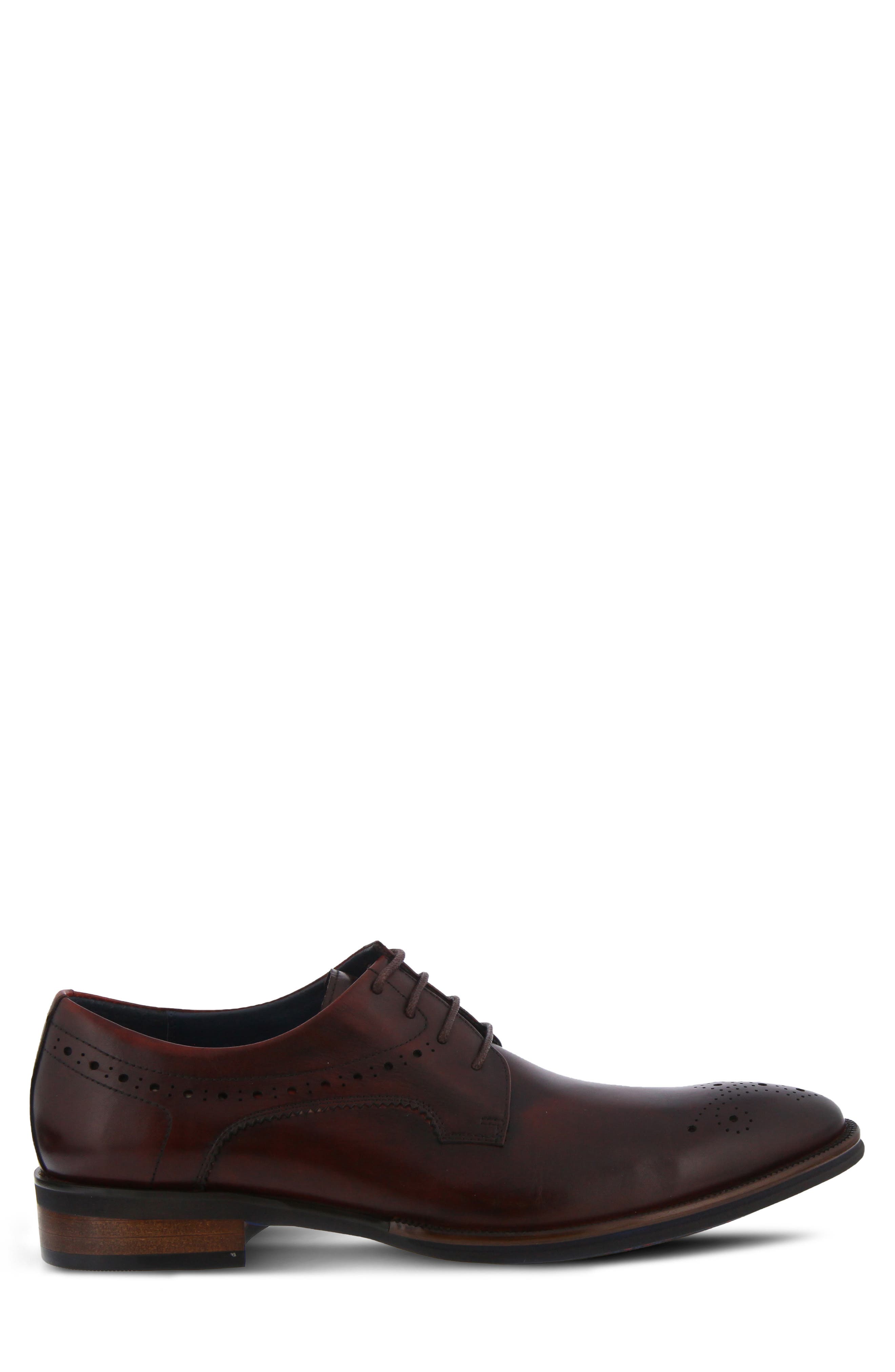 Spring Step Charlie Leather Derby, Alternate, color, Cabernet