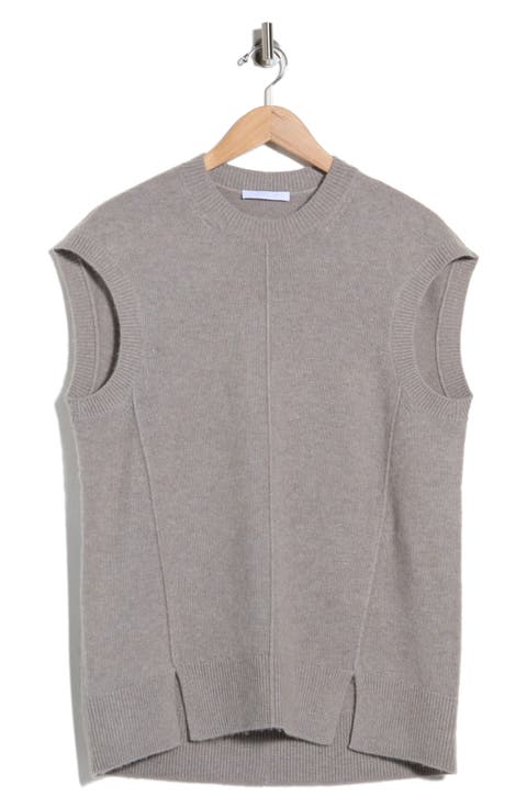 Brushed Wool & Cashmere Sweater Vest
