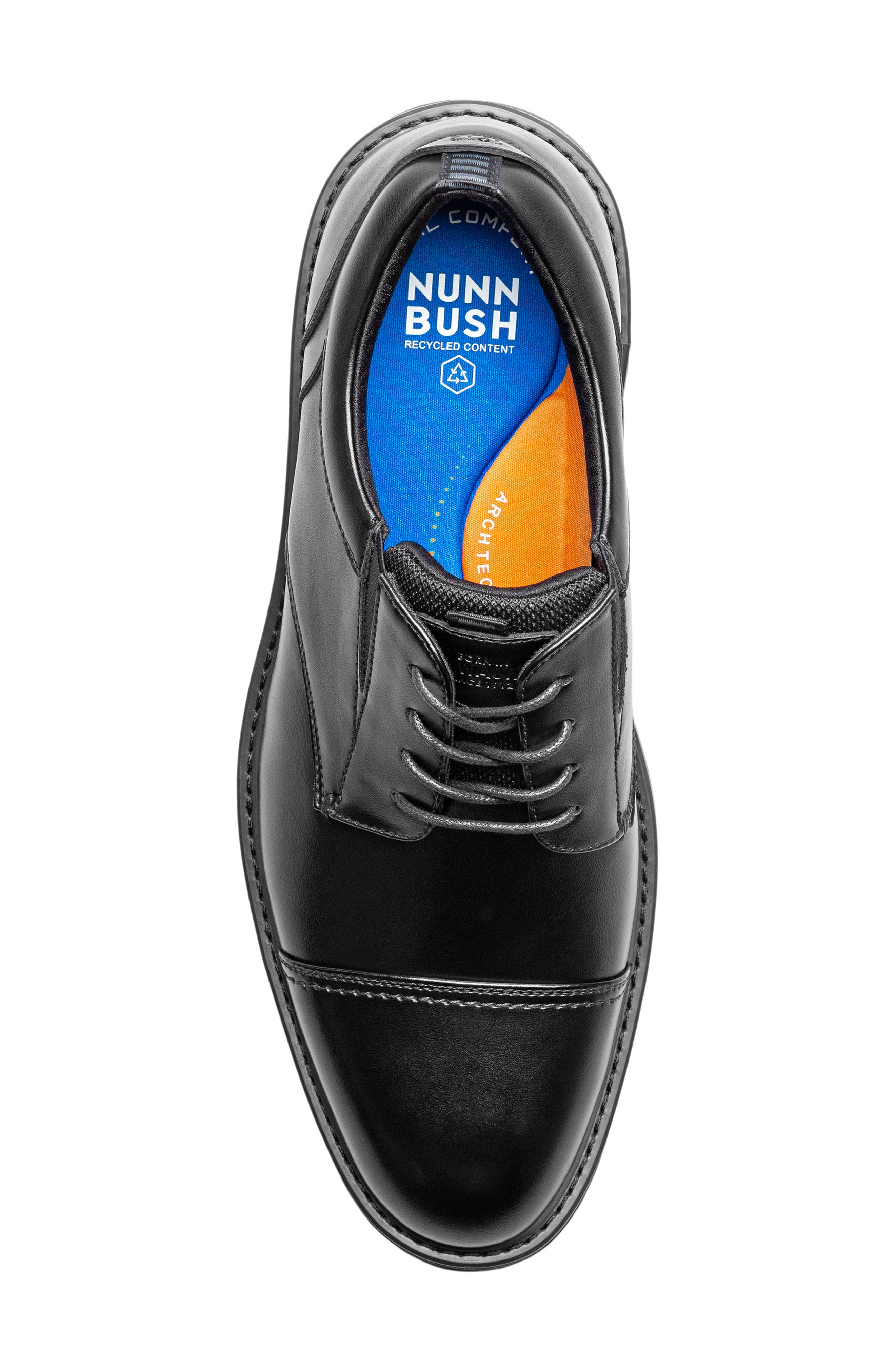 NUNN BUSH Gates Cap Toe Derby, Alternate, color, Black