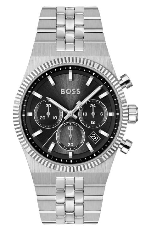 Candor Prime Chronograph Bracelet Watch, 41mm