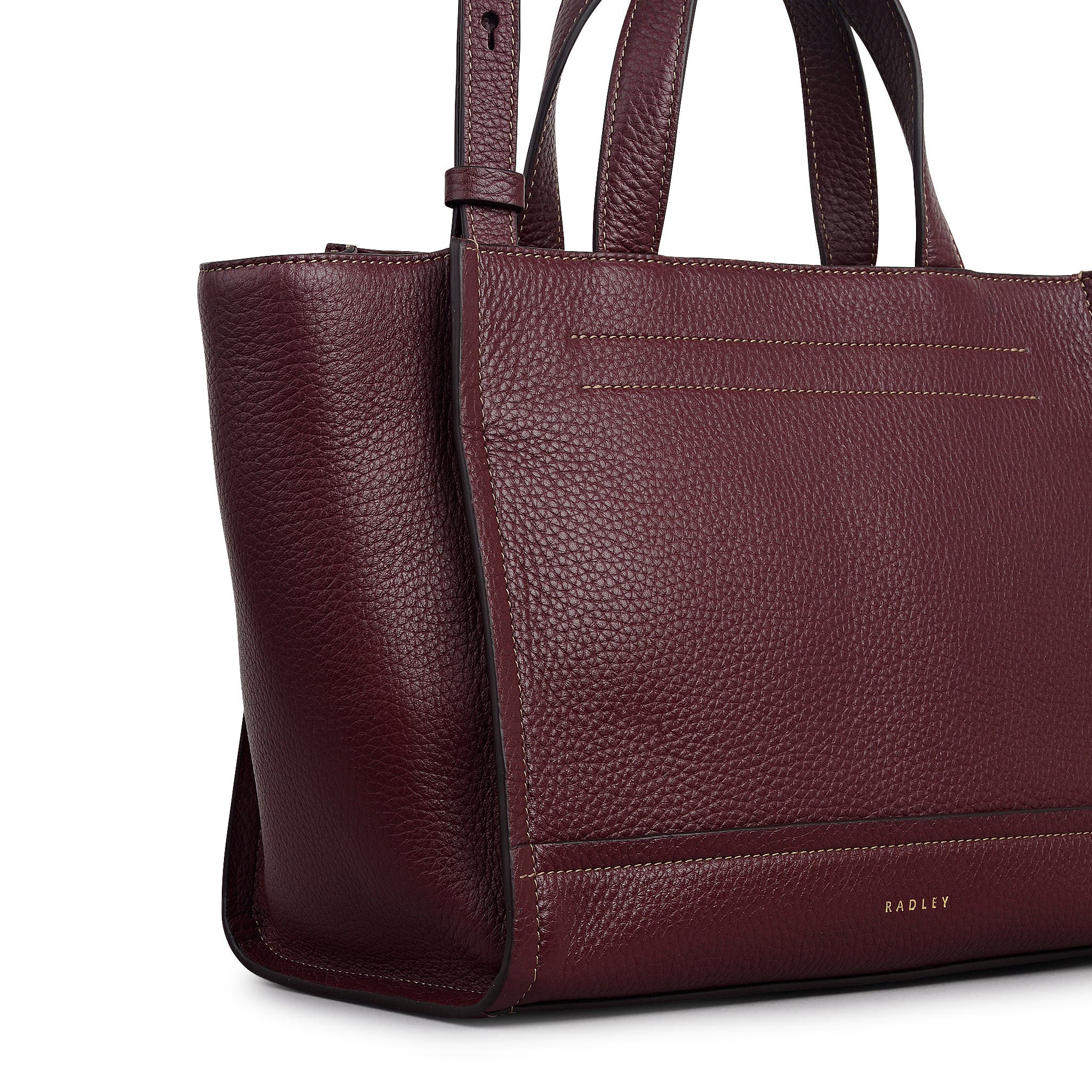 Oak Street Medium Ziptop Satchel Bag, Alternate, color, Dark Cherry