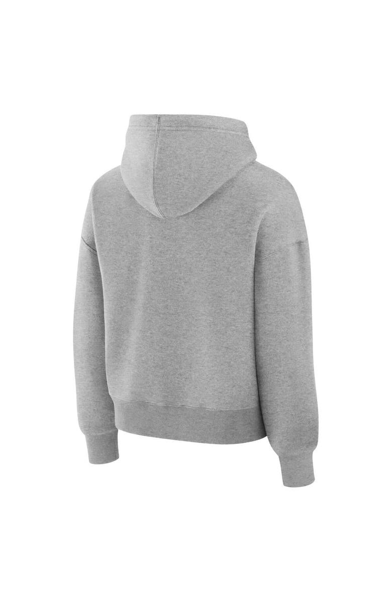 '47 Women's '47  Heather Gray Milwaukee Brewers Plus Size Starry Eye Hoodie, Alternate, color, Heather Gray