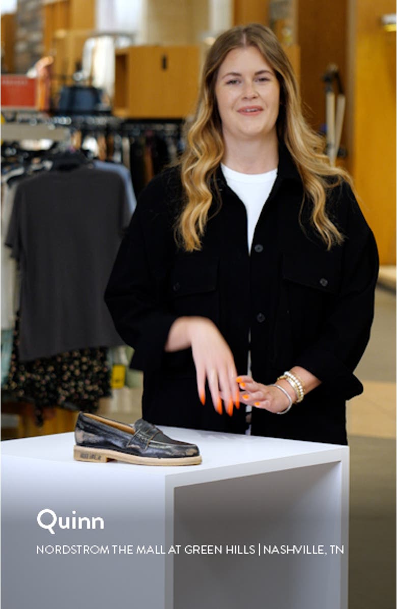 Jerry Grained Leather Penny Loafer, sales video thumbnail