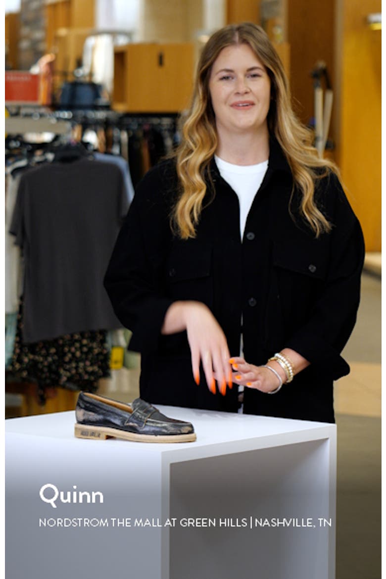 Jerry Grained Leather Penny Loafer video