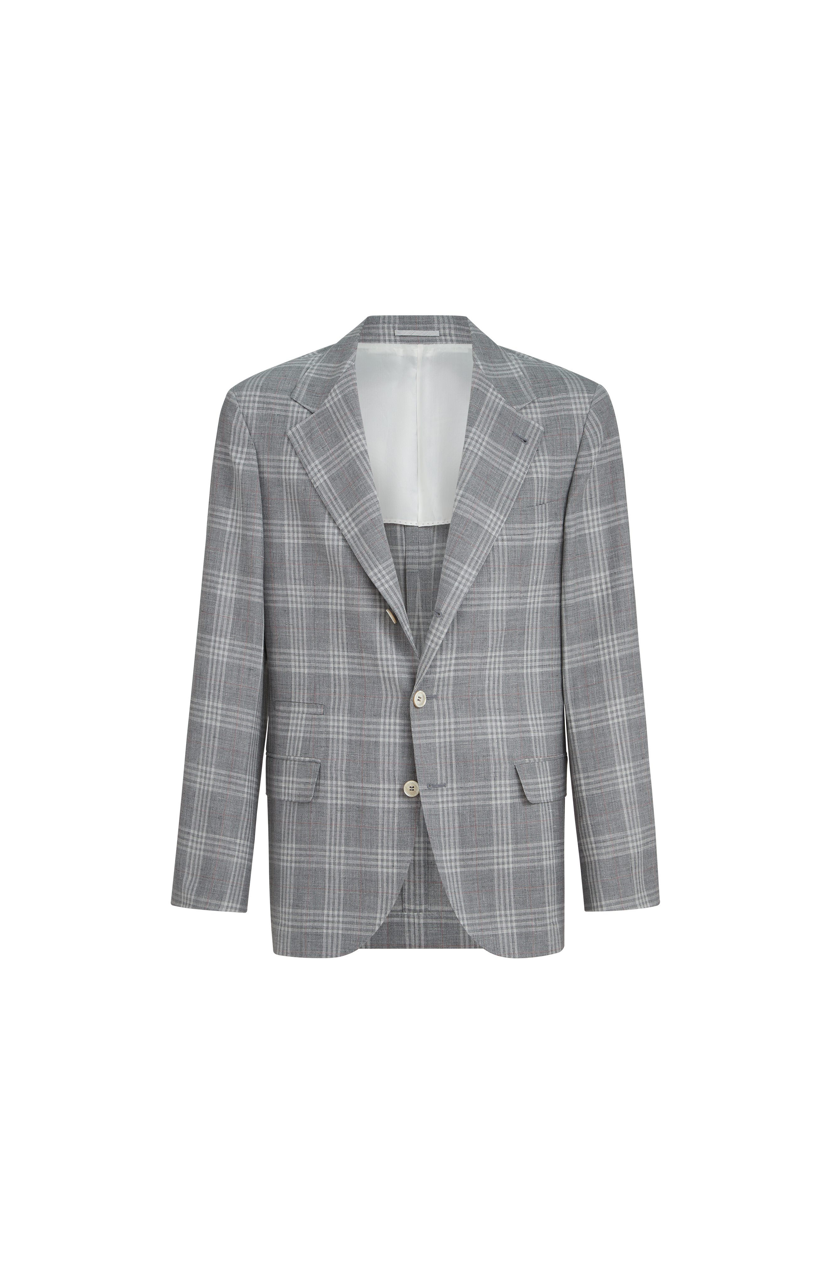 Tartan deconstructed blazer - image 2