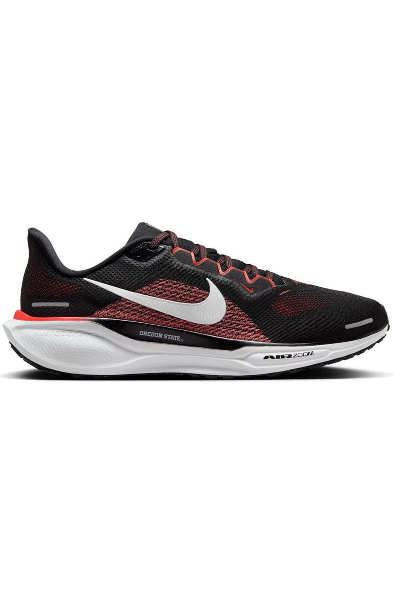 Nike Unisex Nike Black Oregon State Beavers Zoom Pegasus 41 Running Shoes, Main, color,