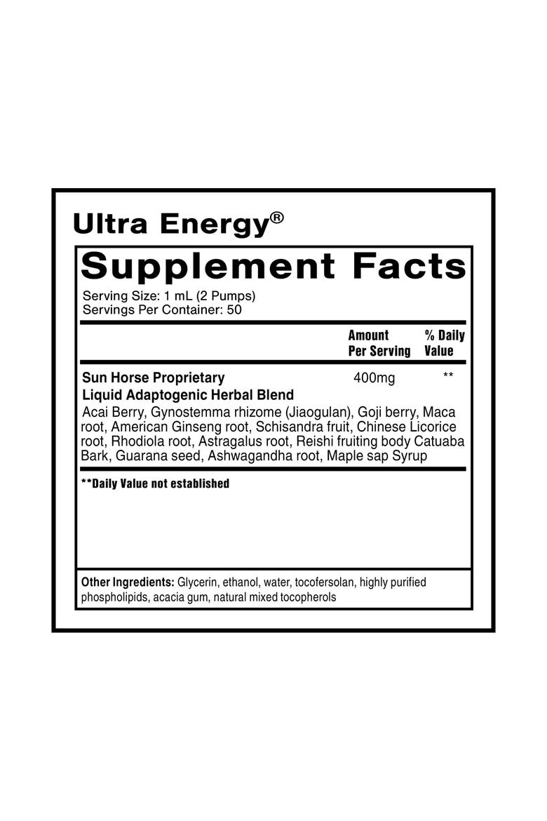 Ultra Energy Liposomal Adaptogenic Rhodiola Reishi and Ashwagandha Supplement, Alternate, color, None