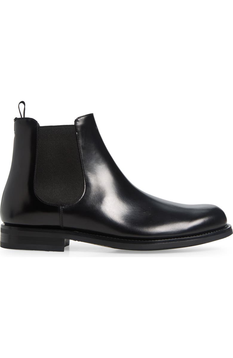 Prada Formale Spazzolato Chelsea Boot, Alternate, color, Nero