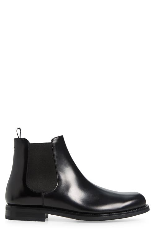 Prada Black Slip On Boots In Nero