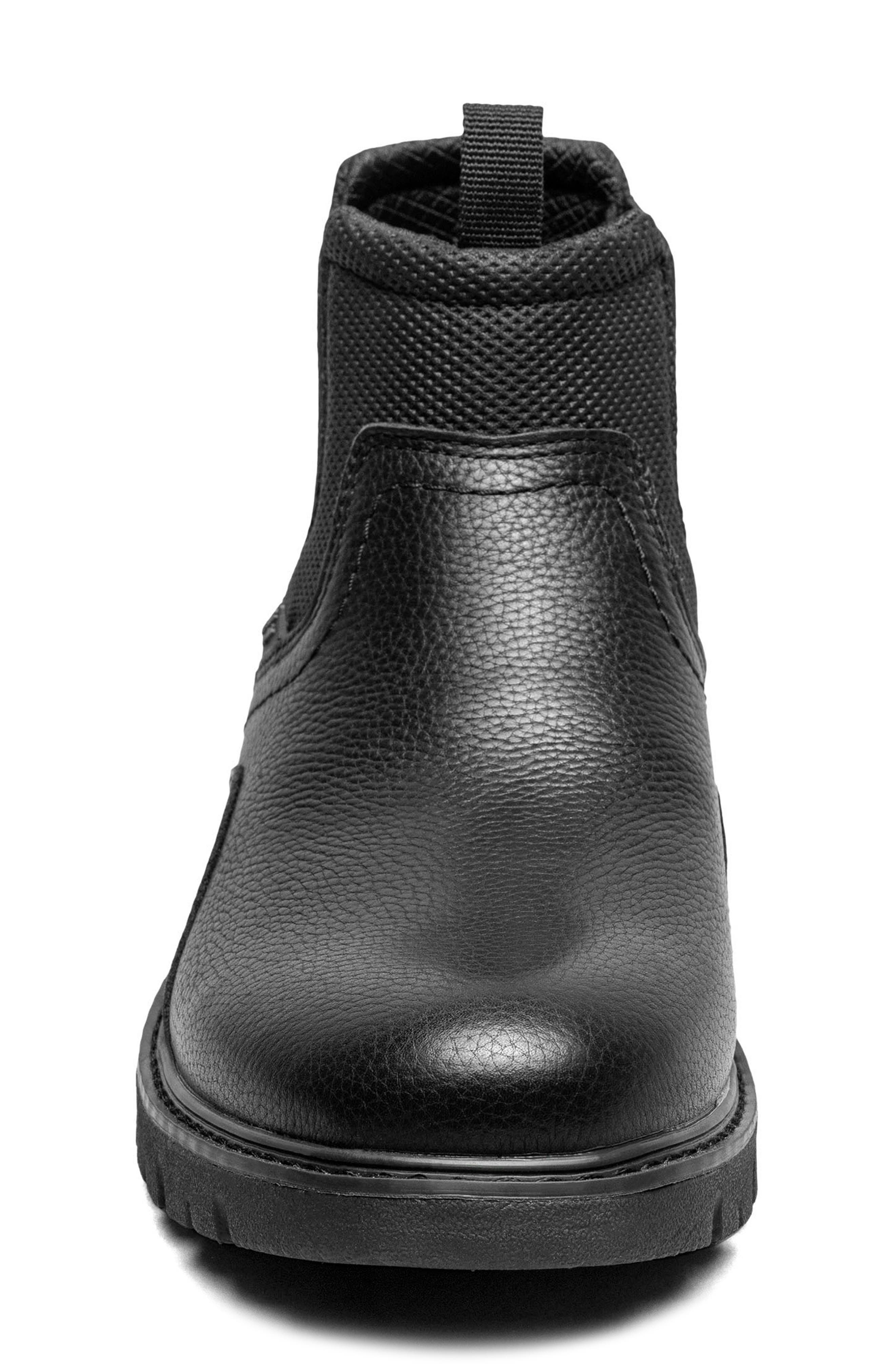 NUNN BUSH Karnak Plain Toe Chelsea Boot, Alternate, color, Black Tumble