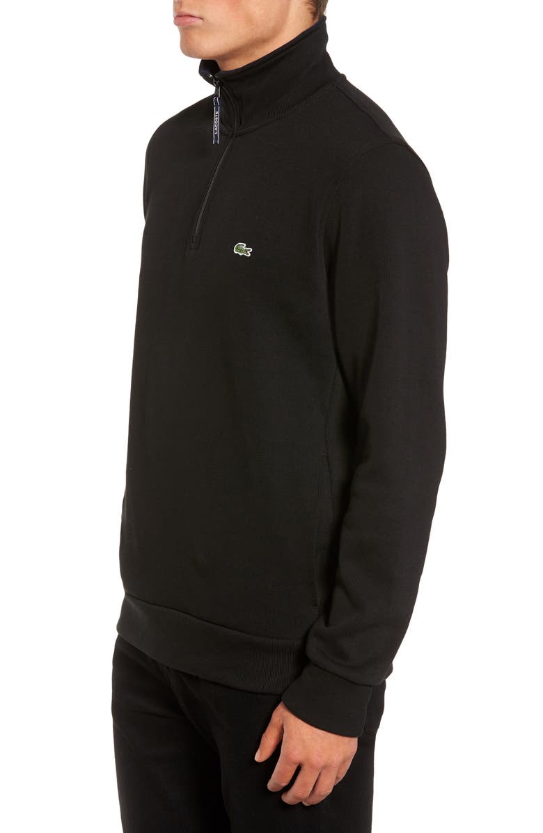 Lacoste Quarter Zip Sweatshirt, Alternate, color, 