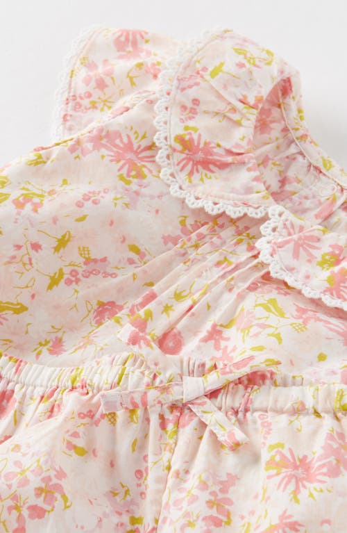 Nordstrom Flutter Top & Bloomers Set In Multi