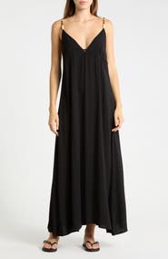 Abound Strappy Beaded Cover-Up Maxi Dress