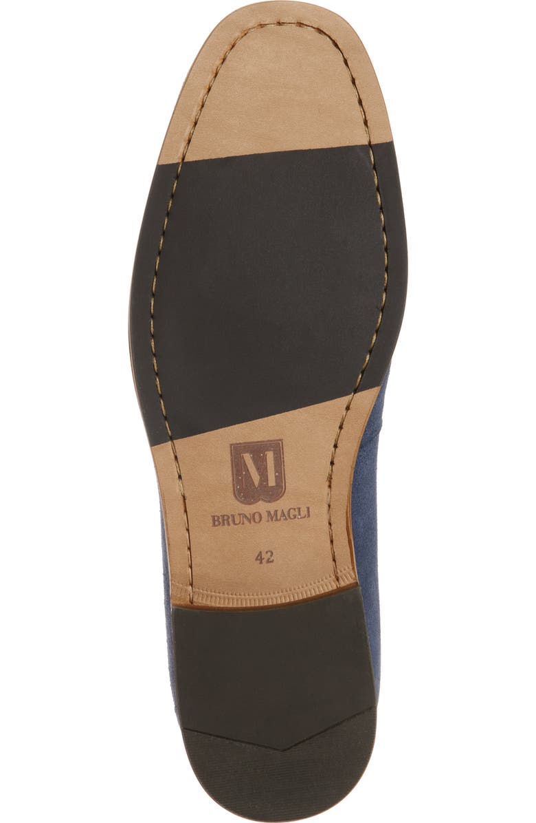 Bruno Magli Modena Loafer, Alternate, color, Blue Suede