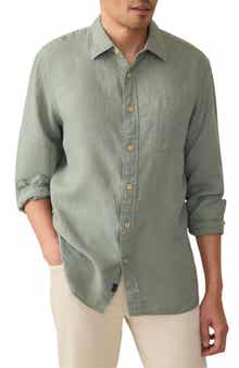 Faherty Laguna Linen Button-Up Shirt