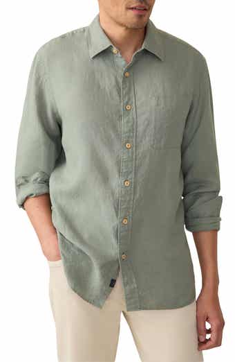 Faherty Laguna Linen Button-Up Shirt