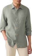 Faherty Laguna Linen Button-Up Shirt