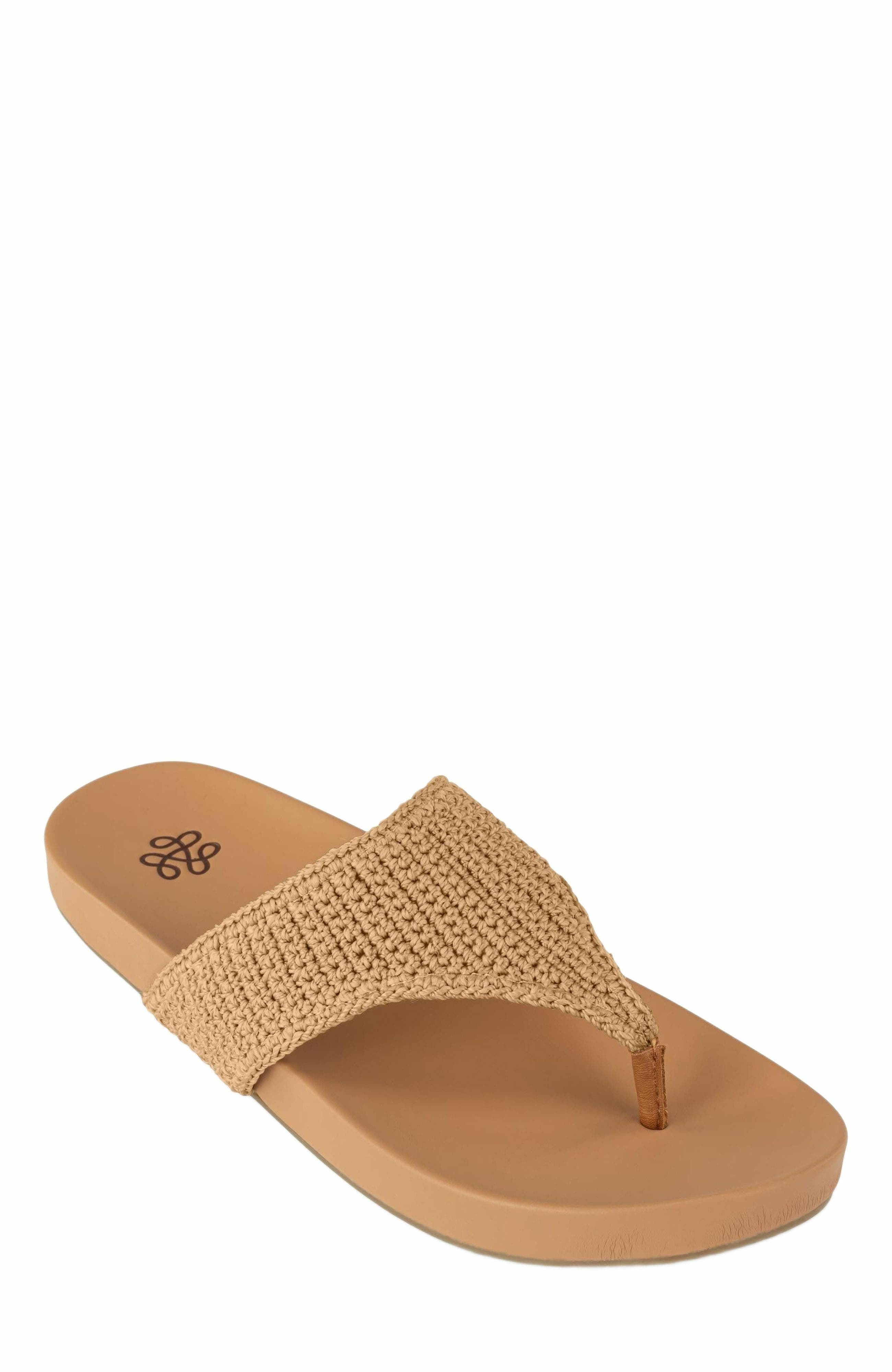 Everly Sandal, Alternate, color, Bamboo