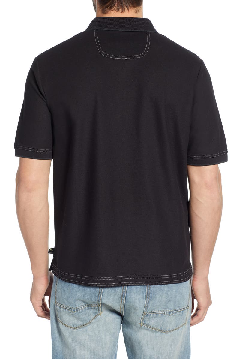 Tommy Bahama Emfielder 2.0 Polo, Alternate, color, Black