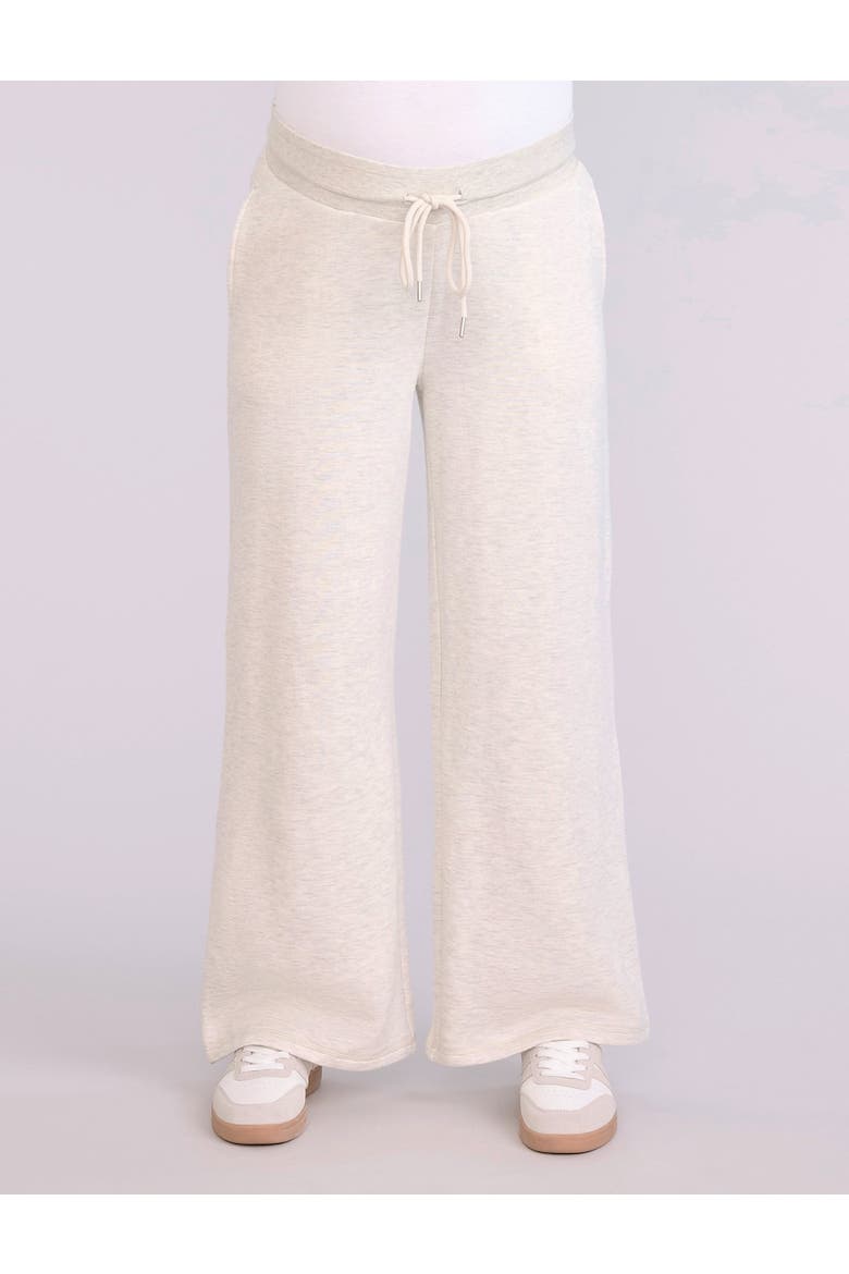 Under the Belly Wide Leg Sweatpants, Alternate, color, Heather Oatmeal