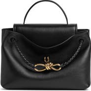 Bottega Veneta Small Ciao Ciao Knot Detail Leather Top Handle Bag