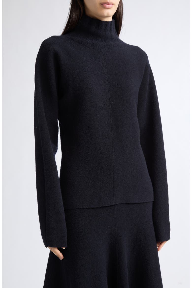 Lothea Lofty Merino Wool Turtleneck Sweater, Alternate, color, NAVY MELANGE