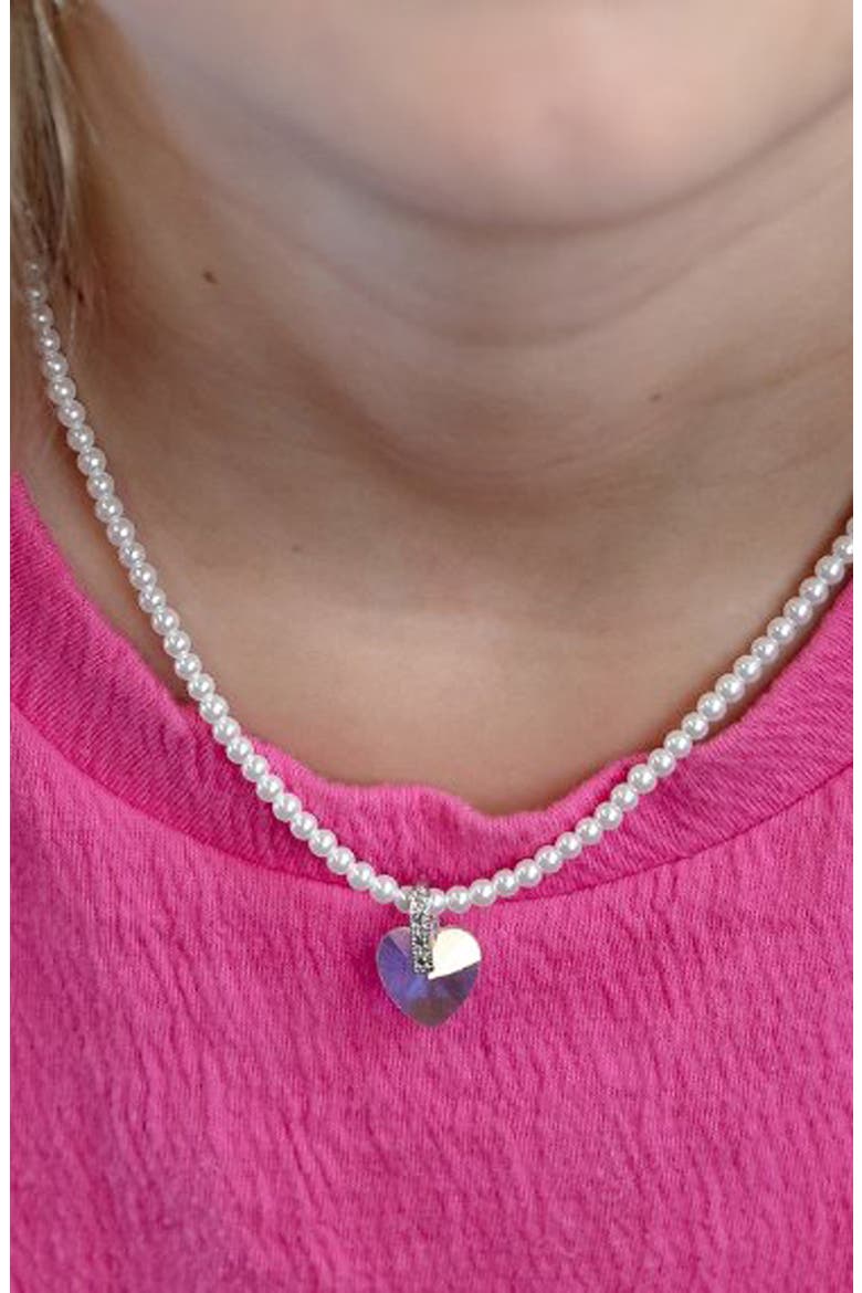 Enchanted Heart Charm, Alternate, color, SILVER