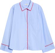 Madewell Poplin Button-Up Pajama Shirt