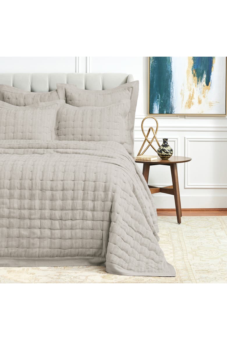 Danette Shale Quilt Set, Alternate, color, Gray