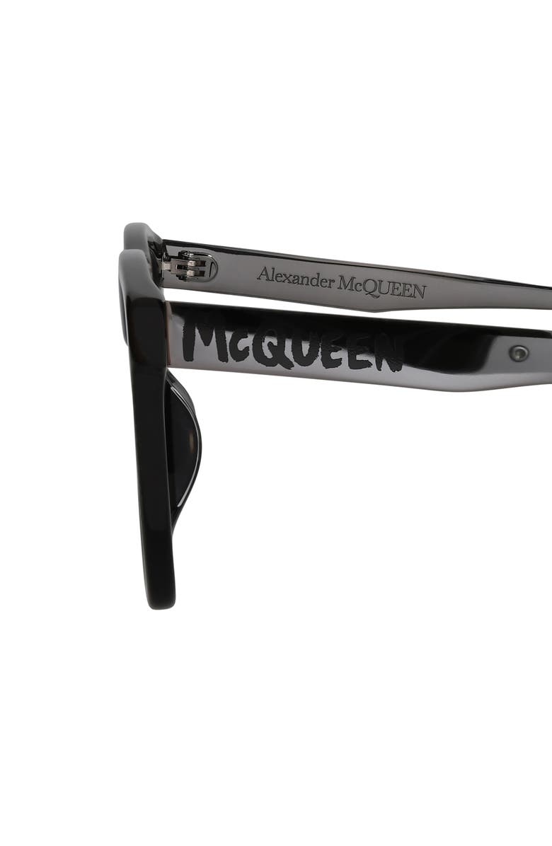 McQueen 57mm Square Sunglasses, Alternate, color, 