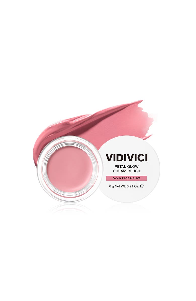 VIDIVICI Petal Glow Cream Blush, Main, color, 06 Vintage Mauve