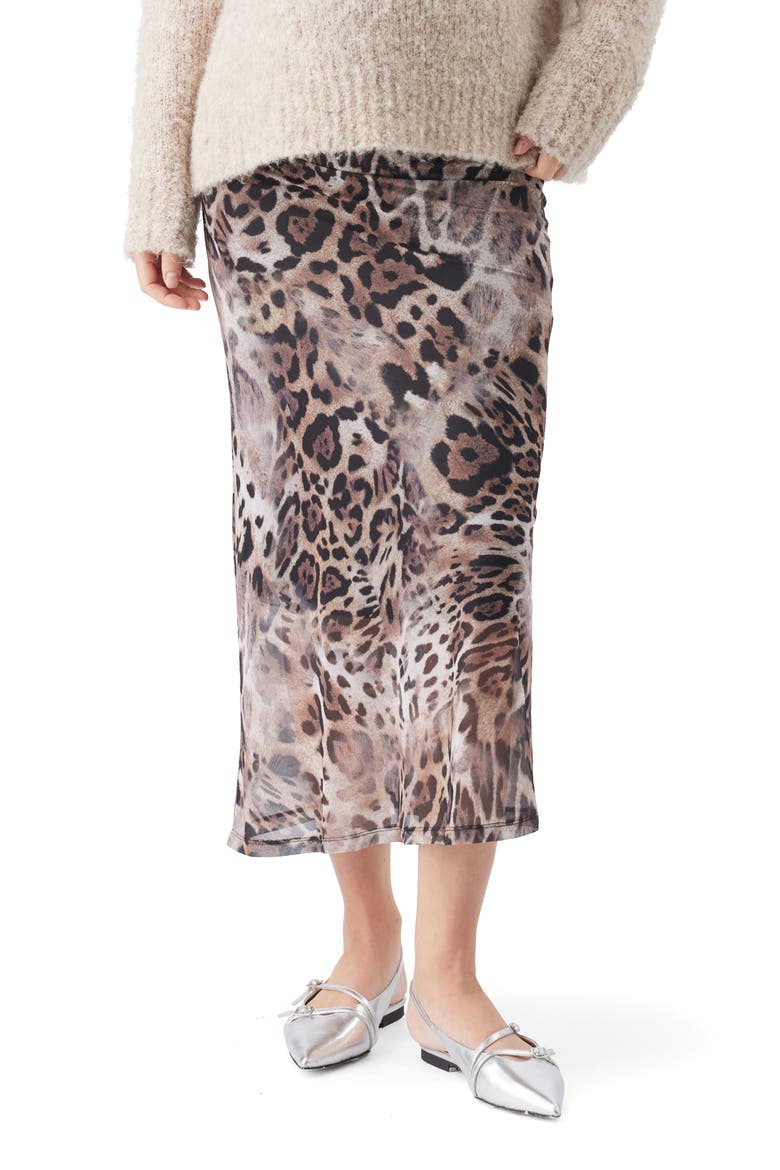 Savannah Mesh Skirt, Alternate, color, Latte